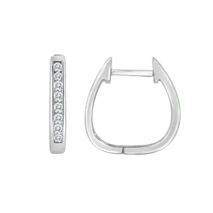 14K 16RD0.18CT EARRING HUGGIES (102DE1615)