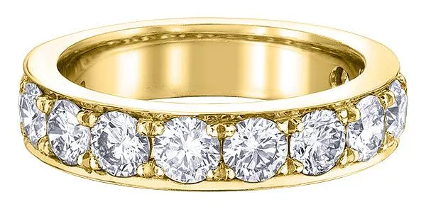 18ct Yellow Gold 17 Diamond Eternity Ring