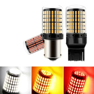 2x P21W PY21W Car LED Bulb Ba15s 1156 Bau15s T20 WY21W W21W 7443 High Power LED Signal Light Canbus No error Auto Reverse Lamp