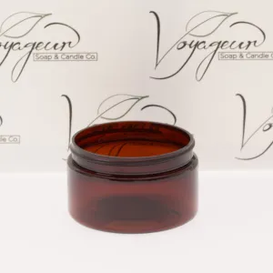 4 oz Amber Shallow Jar with 70-400 Neck