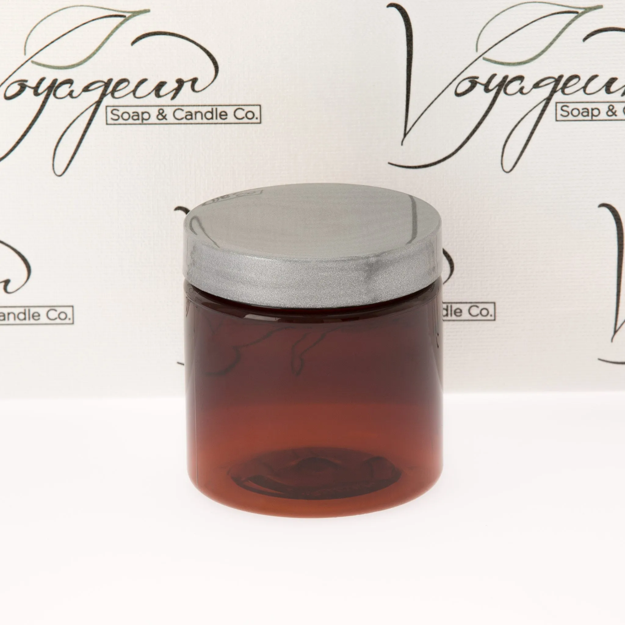 4 oz Amber Straight Sided Jar with 58-400 Neck