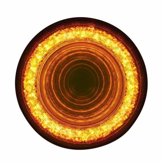 4"  Mirage Turn Signal Light - Amber LED/Clear Lens