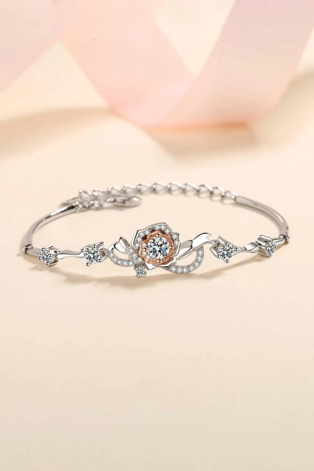 925 Sterling Silver Moissanite Bracelet