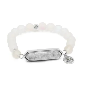 Adelaide Collection - Silver Perla Quartz Bracelet (Wholesale)