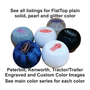 Amber Glitter Kenworth Image Shift Knob