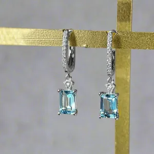 Aquamarine Dangles