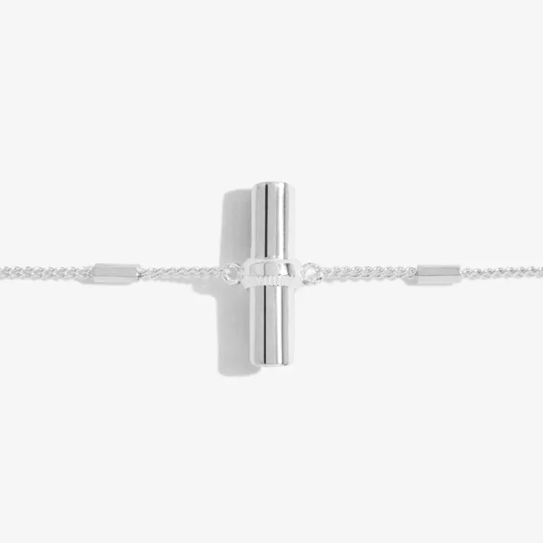 Aura Silver Bar Bracelet