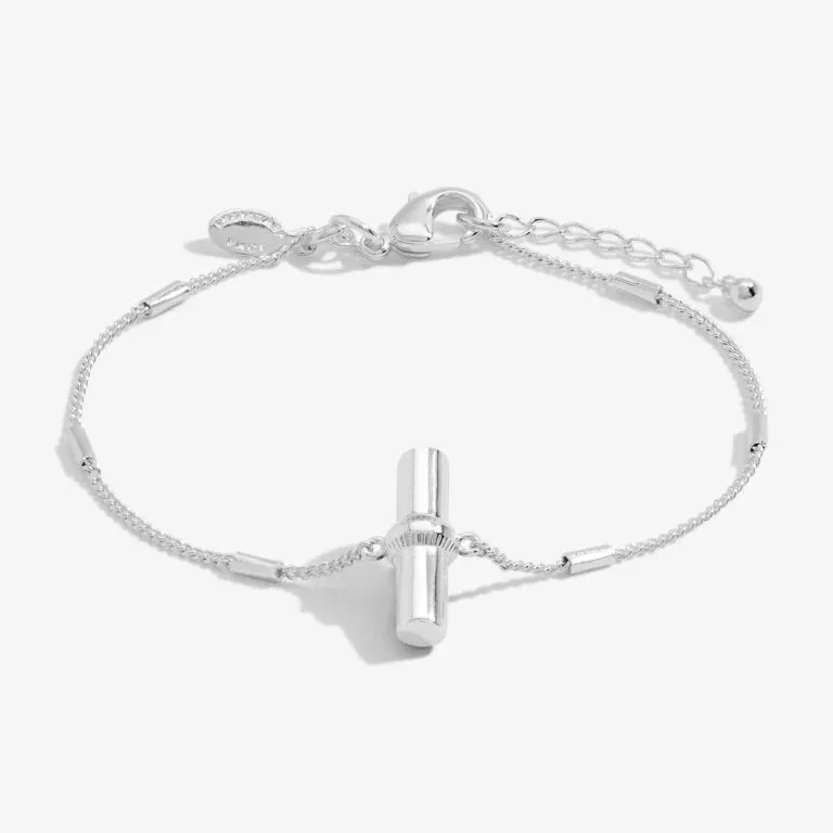 Aura Silver Bar Bracelet