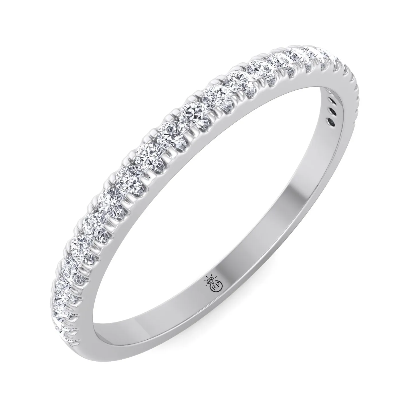 Bermuda - Pave Wedding Band (0.08 CT)