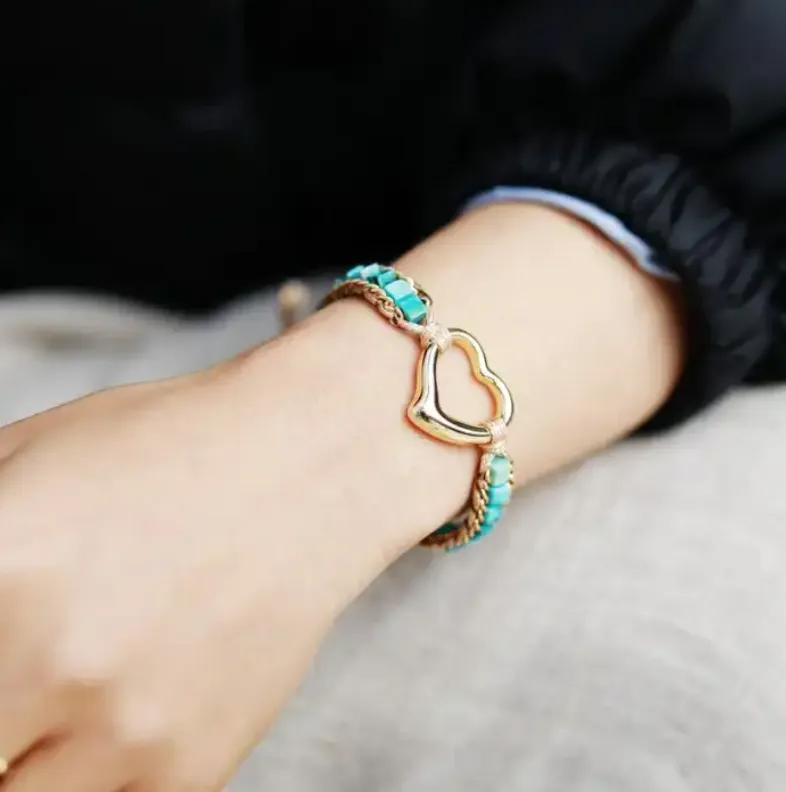 Bracelet d'Harmonie en Jaspe Bleu