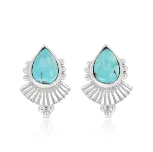 Cleopatra Turquoise Earrings