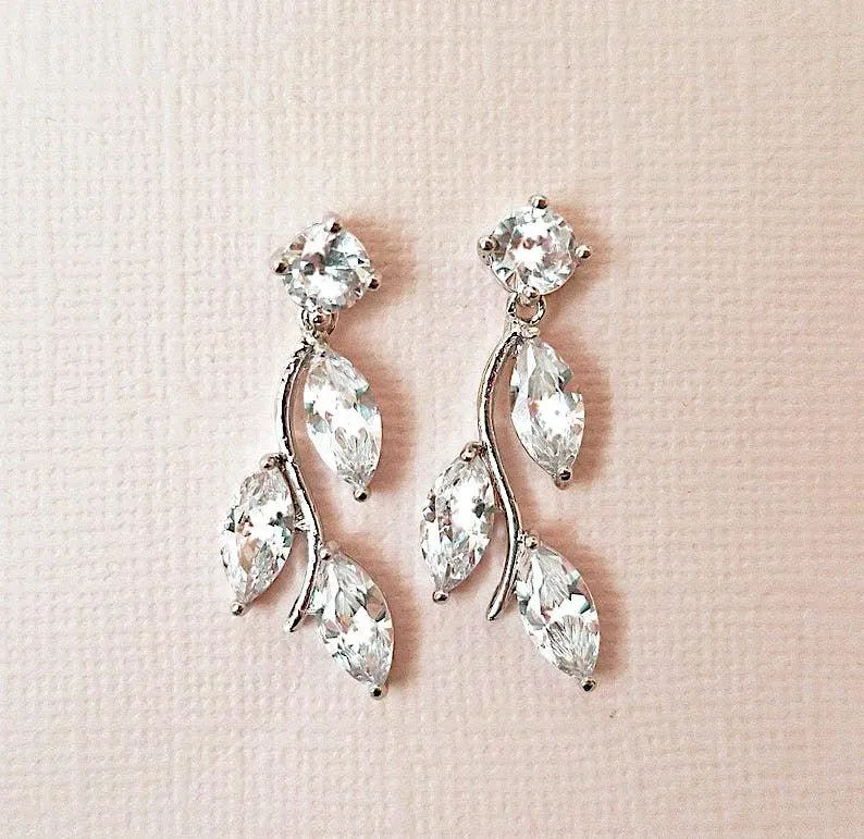 CZ Dangle Earrings