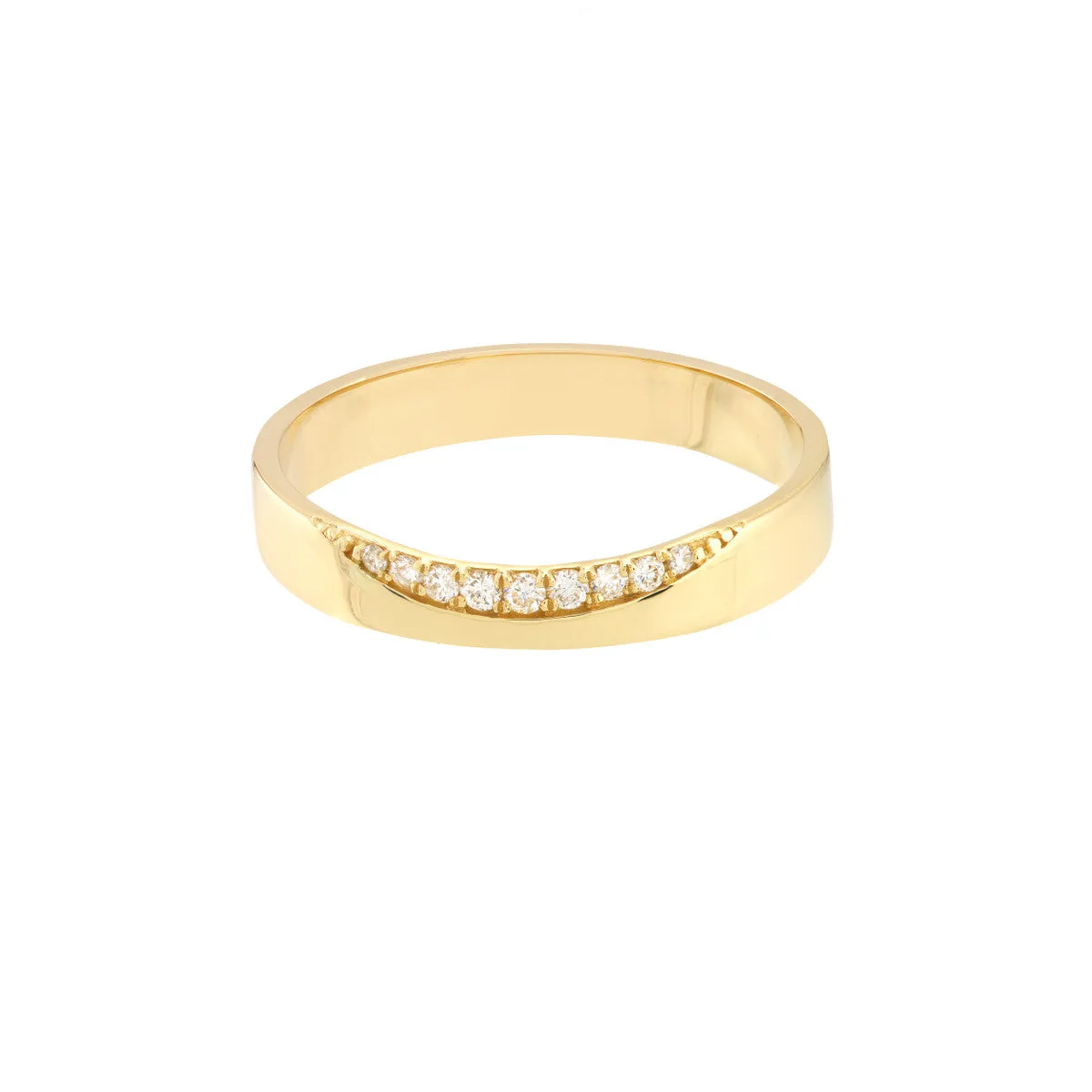 Diamond Curved Band