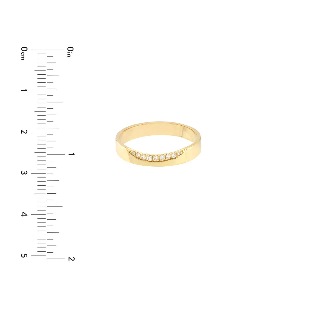 Diamond Curved Band