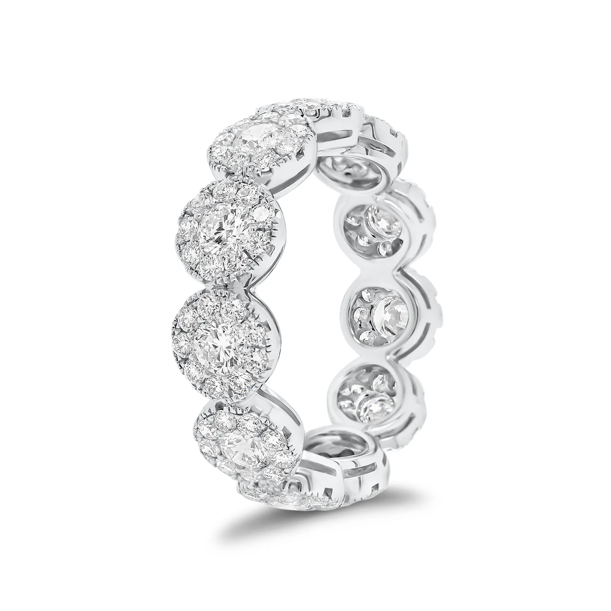 Diamond Halo Eternity Ring