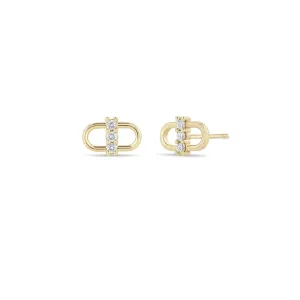 Diamond Link Earrings