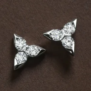 Diamond "Trilogy" Studs