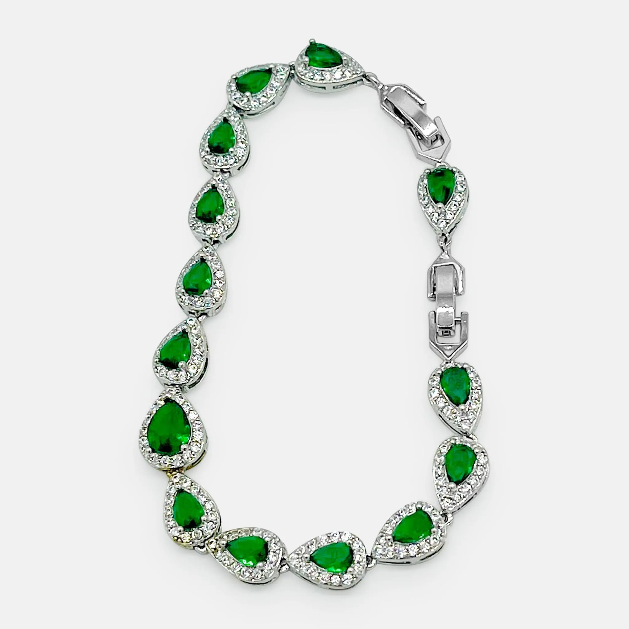 Emerald Lustre Dew Bracelet