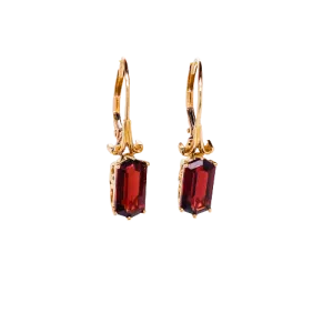 Garnet Dangle Earrings