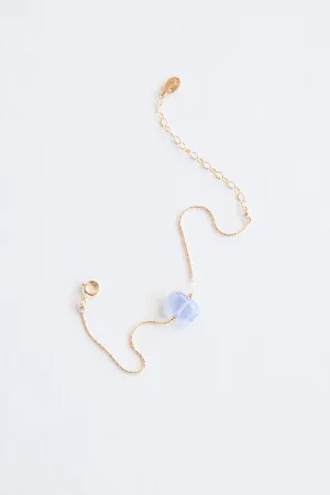 Gold Chalcedony Itty Bitty Bracelet