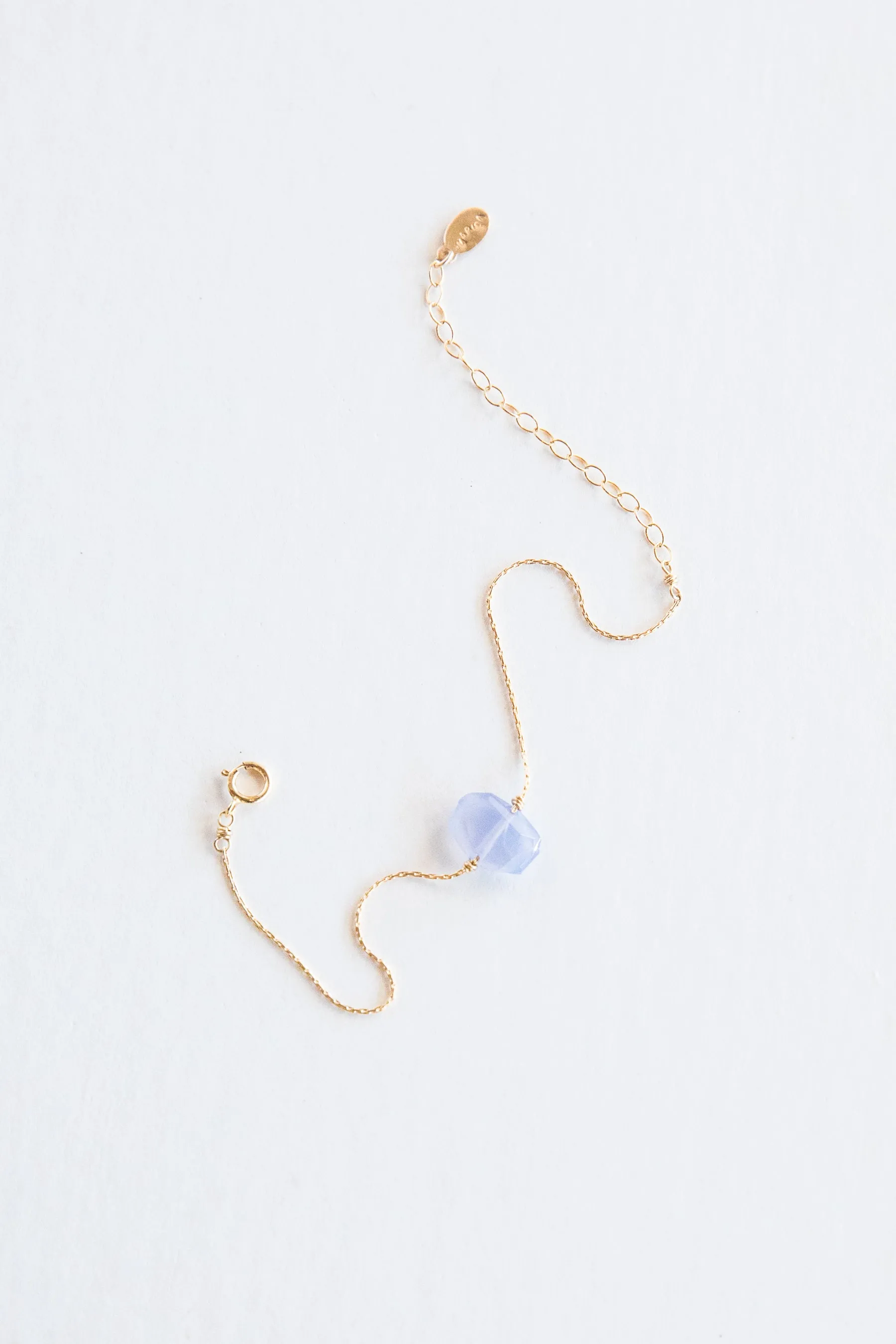 Gold Chalcedony Itty Bitty Bracelet