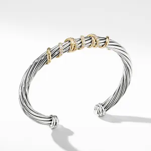 Helena Center Station Bracelet with 18K Gold and Diamonds