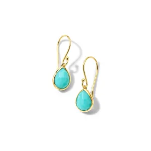 Ippolita 18k Yellow Gold Turquoise Teeny Teardrop Earrings