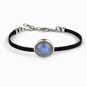 Labradorite Leather Bracelet