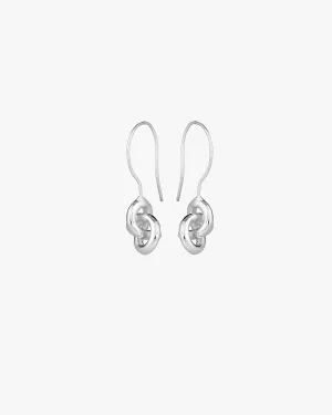 Le Knot earrings short silver