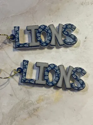 Lions | mascot | earrings