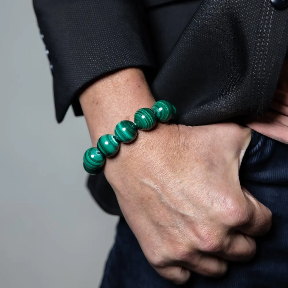 Luxury Malachite Natural Gemstone Bracelet