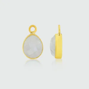 Manhattan Gold & Moonstone Interchangeable Gemstone Drops