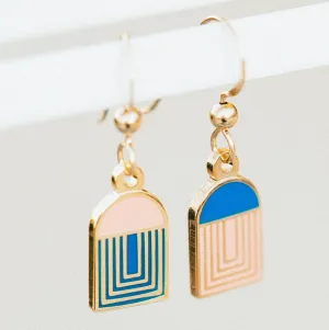 Mismatched Arch Mini Drop Earrings