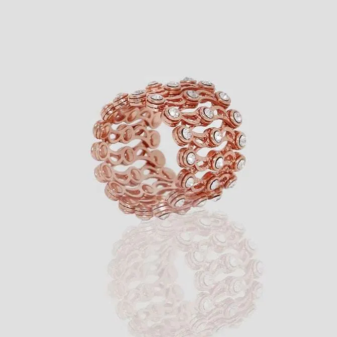 Nora Ring cum Bracelet Sterling silver