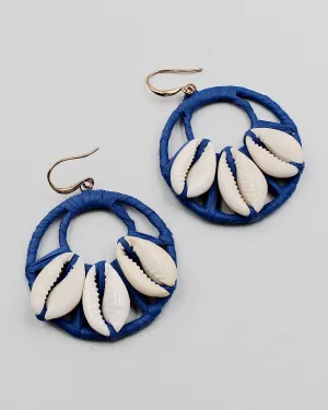 Shell & Raffia Earrings