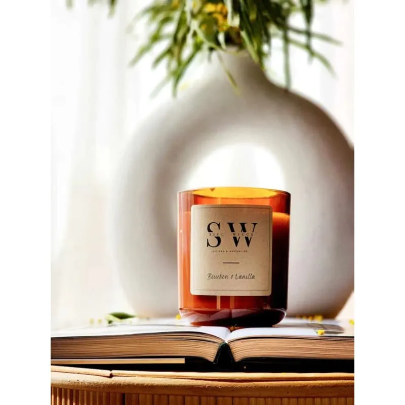 SW Bourban and  Vanilla Candle | Small