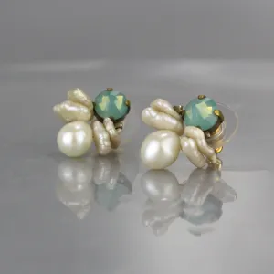 Swarovski Pearl Bee Stud Earrings