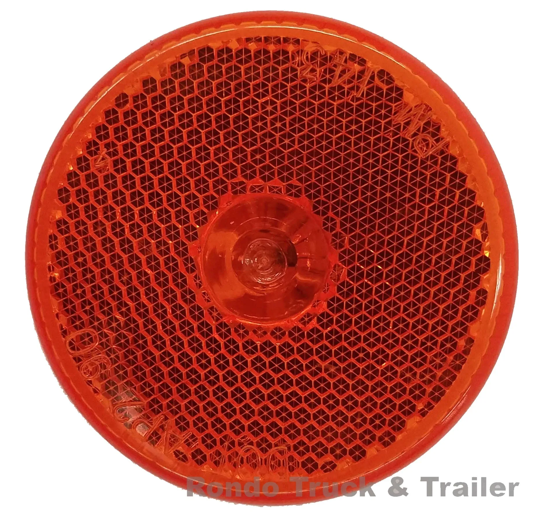 Trailer Clearance Light Reflector - Amber Incandescent - 2.5" Round - 143A