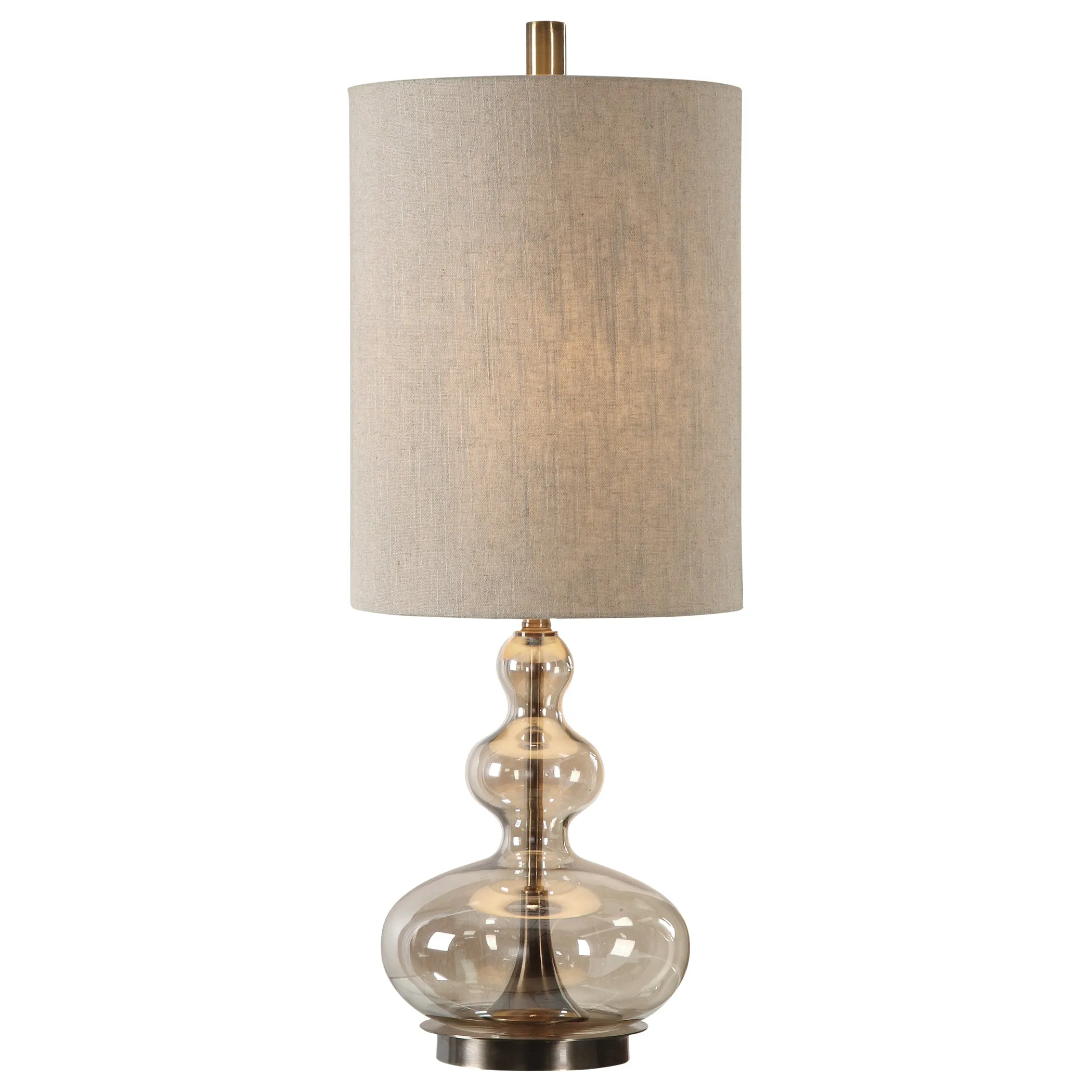 Uttermost Formoso Amber Glass Table Lamp