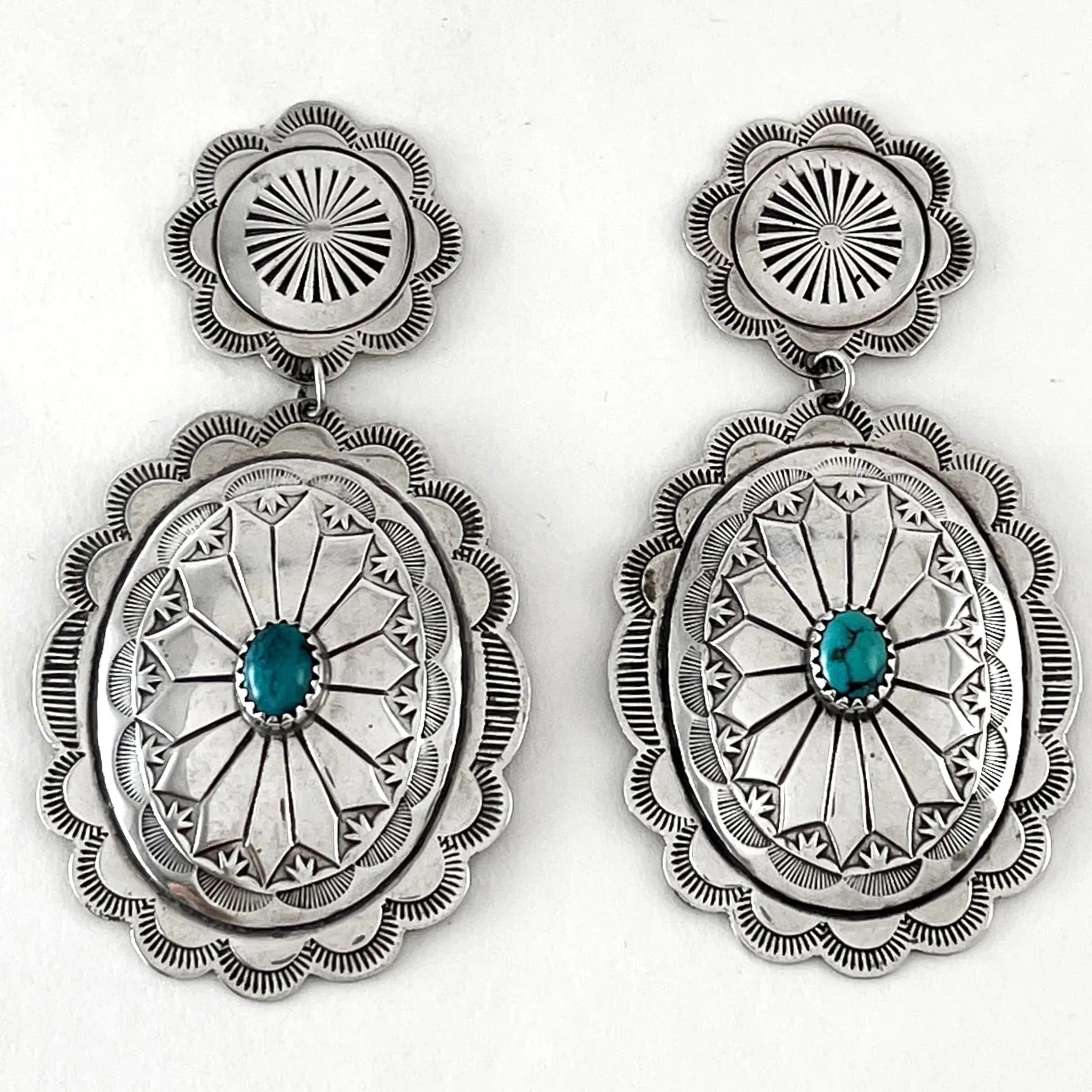 Vintage Concho Earrings